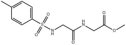 Glycine, N-[(4-methylphenyl)sulfonyl]glycyl-, methyl ester Struktur