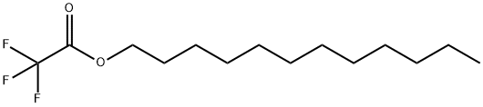 Acetic acid, 2,2,2-trifluoro-, dodecyl ester Struktur