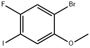 Benzene, 1-bromo-5-fluoro-4-iodo-2-methoxy- Struktur