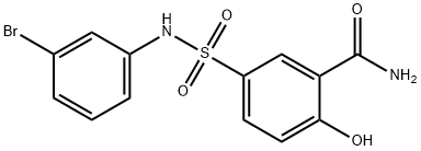 Benzamide, 5-[[(3-bromophenyl)amino]sulfonyl]-2-hydroxy- Struktur