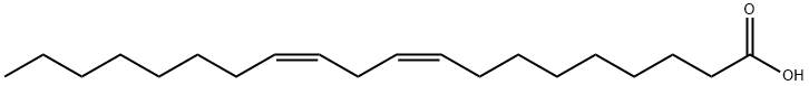 9,12-Eicosadienoic acid, (9Z,12Z)- Struktur