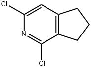 1,3-dichloro-6,7-dihydro-5H-cyclopenta[c]pyridine Struktur