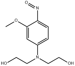 Ethanol, 2,2'-[(3-methoxy-4-nitrosophenyl)imino]bis- Struktur