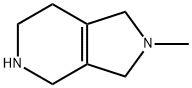 1H-Pyrrolo[3,4-c]pyridine,2,3,4,5,6,7-hexahydro-2-methyl-(9CI) Struktur