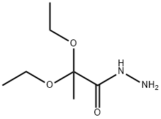 2,2-diethoxypropanehydrazide Struktur