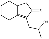 2H-Inden-2-one,3,3a,4,5,6,7-hexahydro-1-(2-hydroxypropyl)-(9CI) Struktur