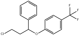 Benzene, 1-(3-chloro-1-phenylpropoxy)-4-(trifluoromethyl)- Struktur