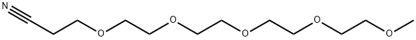 m-PEG5-nitrile Struktur