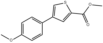 JR-9059, Methyl 4-(4-methoxyphenyl)thiophene-2-carboxylate, 97% Struktur