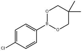 1,3,2-Dioxaborinane, 2-(4-chlorophenyl)-5,5-dimethyl- Struktur