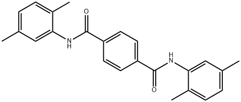 1-N,4-N-bis(2,5-dimethylphenyl)benzene-1,4-dicarboxamide Struktur