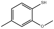 Benzenethiol, 2-methoxy-4-methyl- Struktur