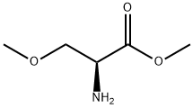 L-Serine, O-methyl-, methyl ester Struktur