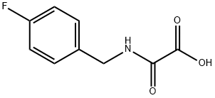 {[(4-fluorophenyl)methyl]carbamoyl}formic Acid Struktur