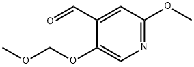 2-methoxy-5-(methoxymethoxy)isonicotinaldehyde Struktur