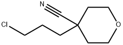 4-(3-chloropropyl)oxane-4-carbonitrile Struktur