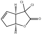 2H-Cyclopenta[b]furan-2-one, 3,3-dichloro-3,3a,6,6a-tetrahydro-, (3aR,6aS)-