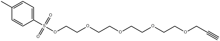 丙炔基-四聚乙二醇-對(duì)甲苯磺酸酯 結(jié)構(gòu)式