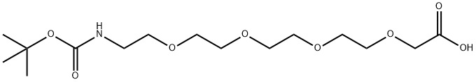 Boc-NH-PEG(3)-COOH Struktur