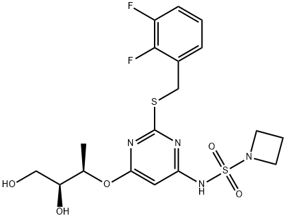 AZD-5069 Struktur