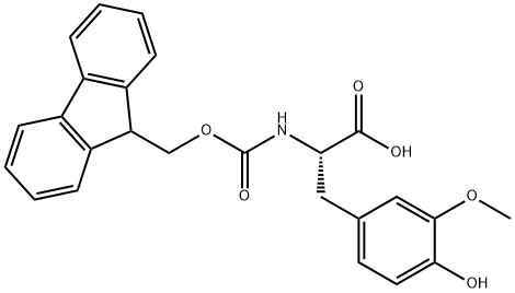 (9H-Fluoren-9-yl)MethOxy]Carbonyl Tyr(3-Methoxy)-OH Struktur