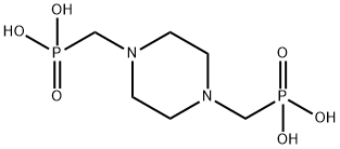 Phosphonic acid, P,P'-[1,4-piperazinediylbis(methylene)]bis- Struktur