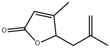 2(5H)-Furanone, 4-methyl-5-(2-methyl-2-propen-1-yl)- Struktur