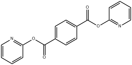 1,4-Benzenedicarboxylic acid, 1,4-di2-pyridinyl ester Struktur