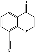 2H-1-Benzopyran-8-carbonitrile, 3,4-dihydro-4-oxo- Struktur