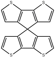 4,4'-Spirobi[4H-cyclopenta[2,1-b:3,4-b']dithiophene] Struktur