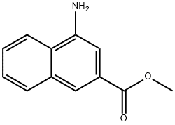 4-氨基-2-萘甲酸甲酯, 91569-21-0, 結(jié)構(gòu)式