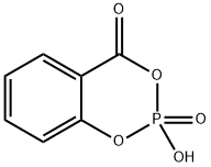 4H-1,3,2-Benzodioxaphosphorin-4-one, 2-hydroxy-, 2-oxide Struktur