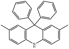 2,7-二甲基-9,9-二苯基吖啶 結(jié)構(gòu)式