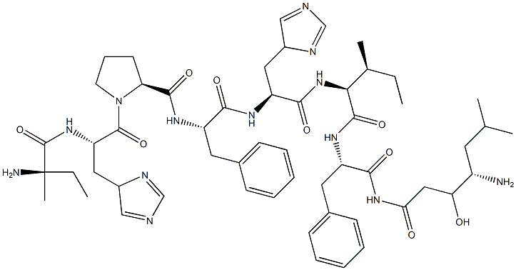 renin inhibitory peptide, statine Struktur