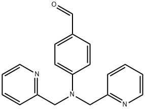 Benzaldehyde, 4-[bis(2-pyridinylmethyl)amino]- Struktur