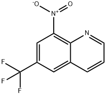 Quinoline, 8-nitro-6-(trifluoromethyl)- Struktur