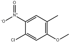 1-chloro-5-methoxy-4-methyl-2-nitrobenzene Struktur