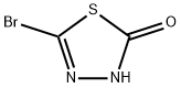 1,3,4-Thiadiazol-2(3H)-one, 5-bromo- Struktur