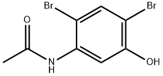 N-(2,4-Dibromo-5-hydroxyphenyl)acetamide Struktur