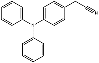 Benzeneacetonitrile, 4-(diphenylamino)- Struktur