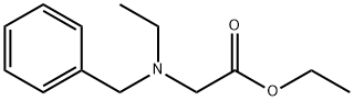 Glycine, N-ethyl-N-(phenylmethyl)-, ethyl ester Struktur