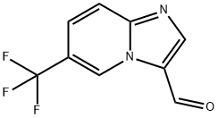 Imidazo[1,2-a]pyridine-3-carboxaldehyde, 6-(trifluoromethyl)- Struktur