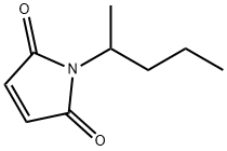 1H-Pyrrole-2,5-dione, 1-(1-methylbutyl)- Struktur