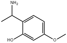 Phenol, 2-(1-aminoethyl)-5-methoxy- Struktur