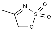 5H-1,2,3-Oxathiazole, 4-methyl-, 2,2-dioxide Struktur