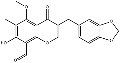 Ophiopogonanone D Struktur