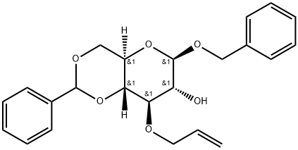 Benzyl 3-O-allyl-4,6-O-benzylidene-beta-D-glucopyranoside, Min. 98% Struktur