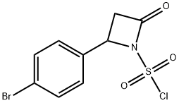 1-Azetidinesulfonyl chloride, 2-(4-bromophenyl)-4-oxo-