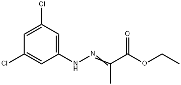 Ethyl 2-[2-(3,5-Dichlorophenyl)hydrazin-1-ylidene]propanoate Struktur