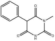 2,4,6(1H,3H,5H)-Pyrimidinetrione, 1-methyl-5-phenyl- Struktur